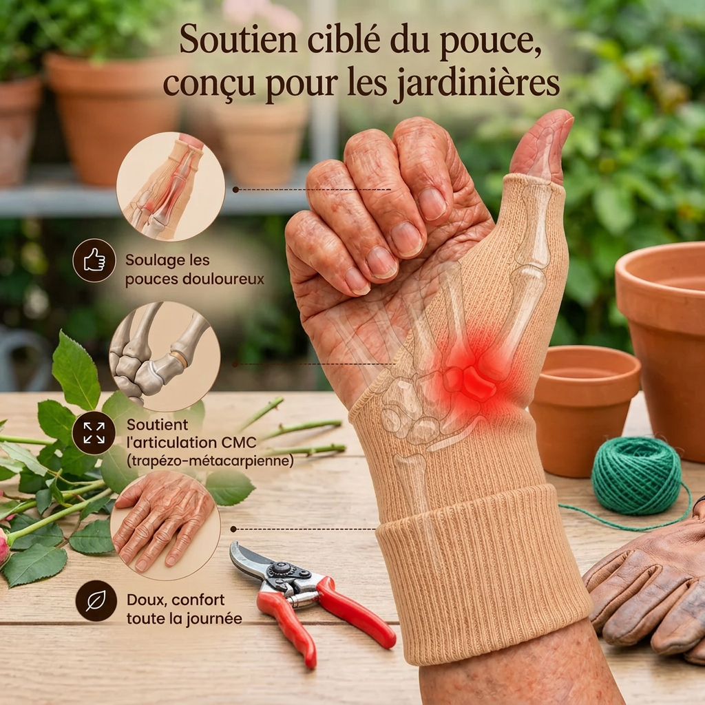 Attelle Pouce Souple - Jardinage