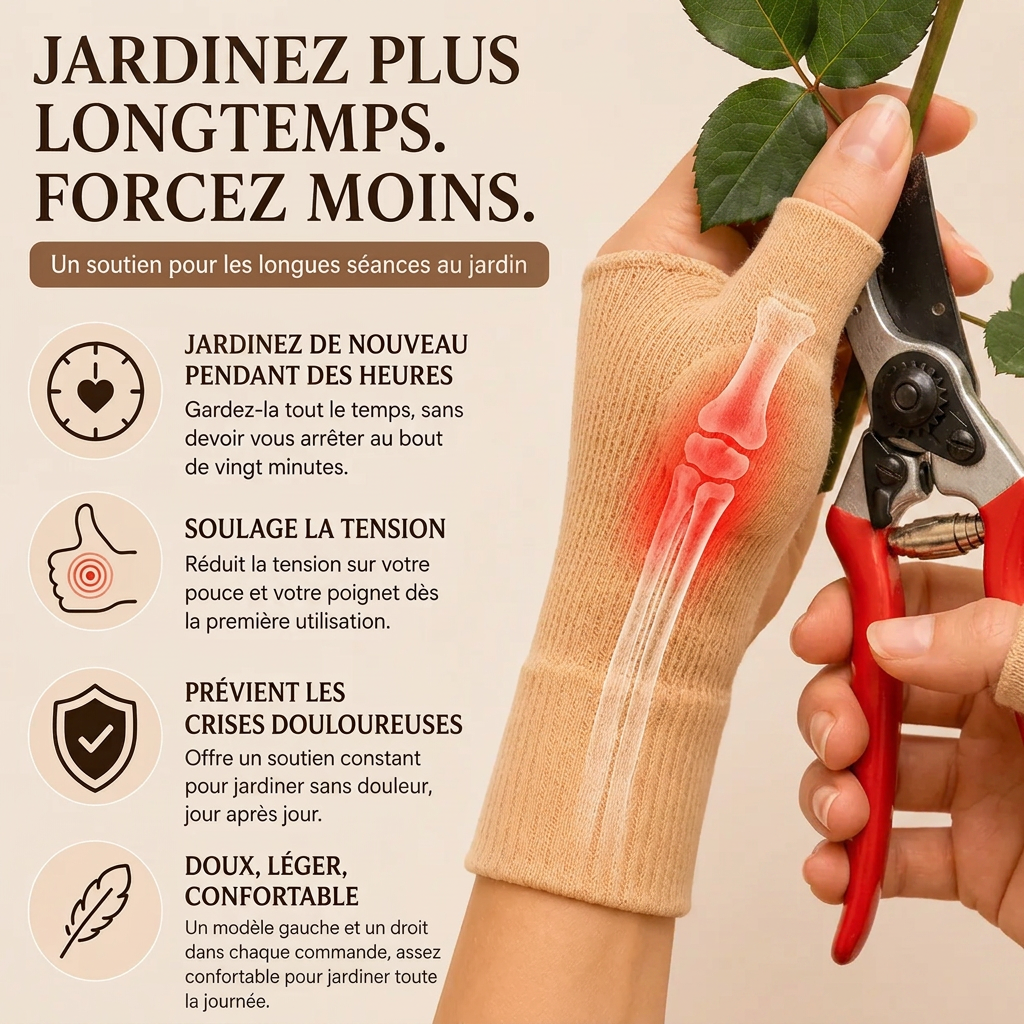 Attelle Pouce Souple - Jardinage
